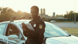 police making accident report