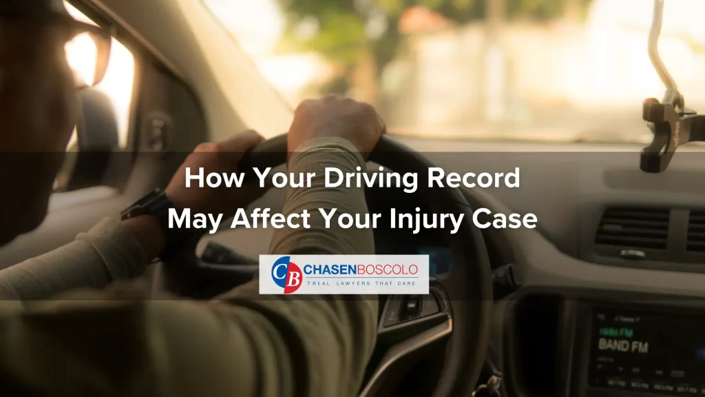 How Your Driving Record May Affect Your Injury Case