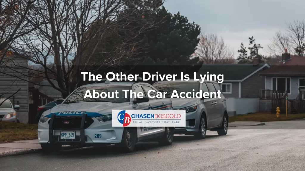 The Other Driver Is Lying About The Car Accident