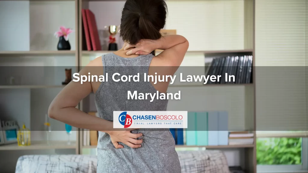 Spinal Cord Injury Lawyer In Maryland