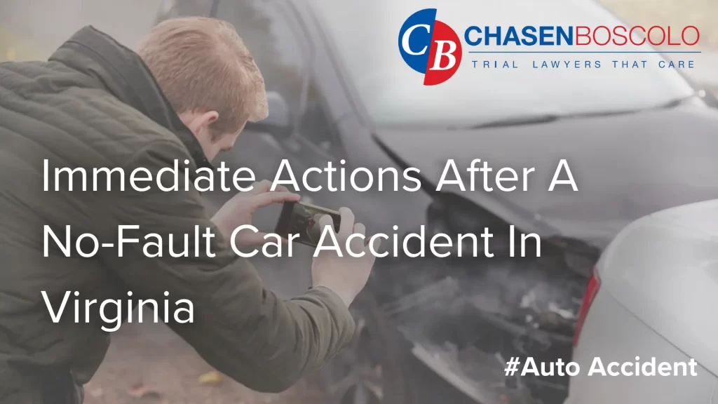 Immediate Actions After A No-Fault Car Accident In Virginia